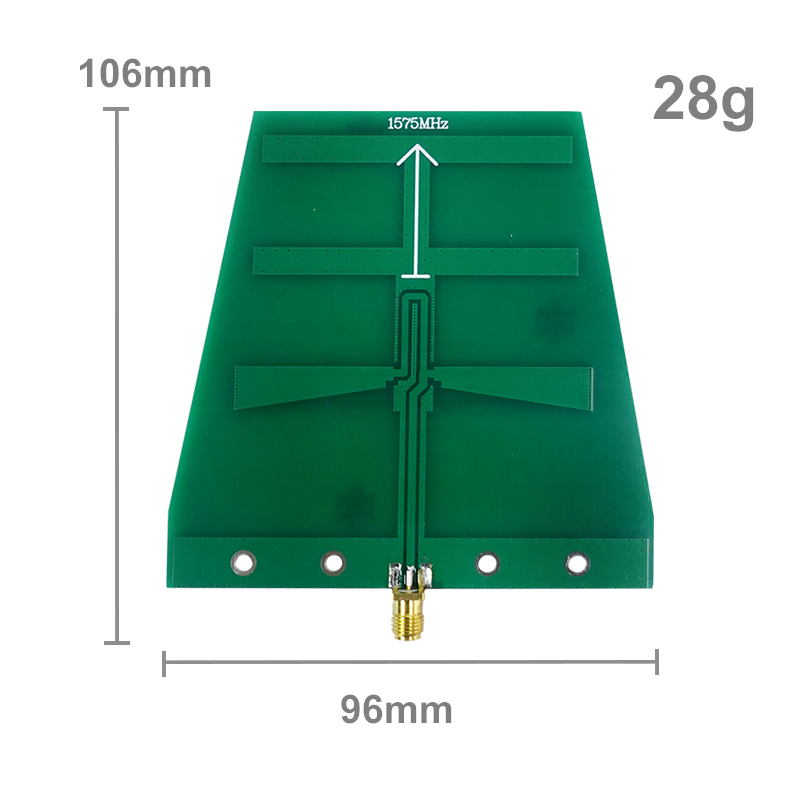 1.5G 55° 11dBi单极化板线路pcb板对数周期定向天线